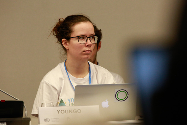 Synnøve Gimse at the Climate Change Conference