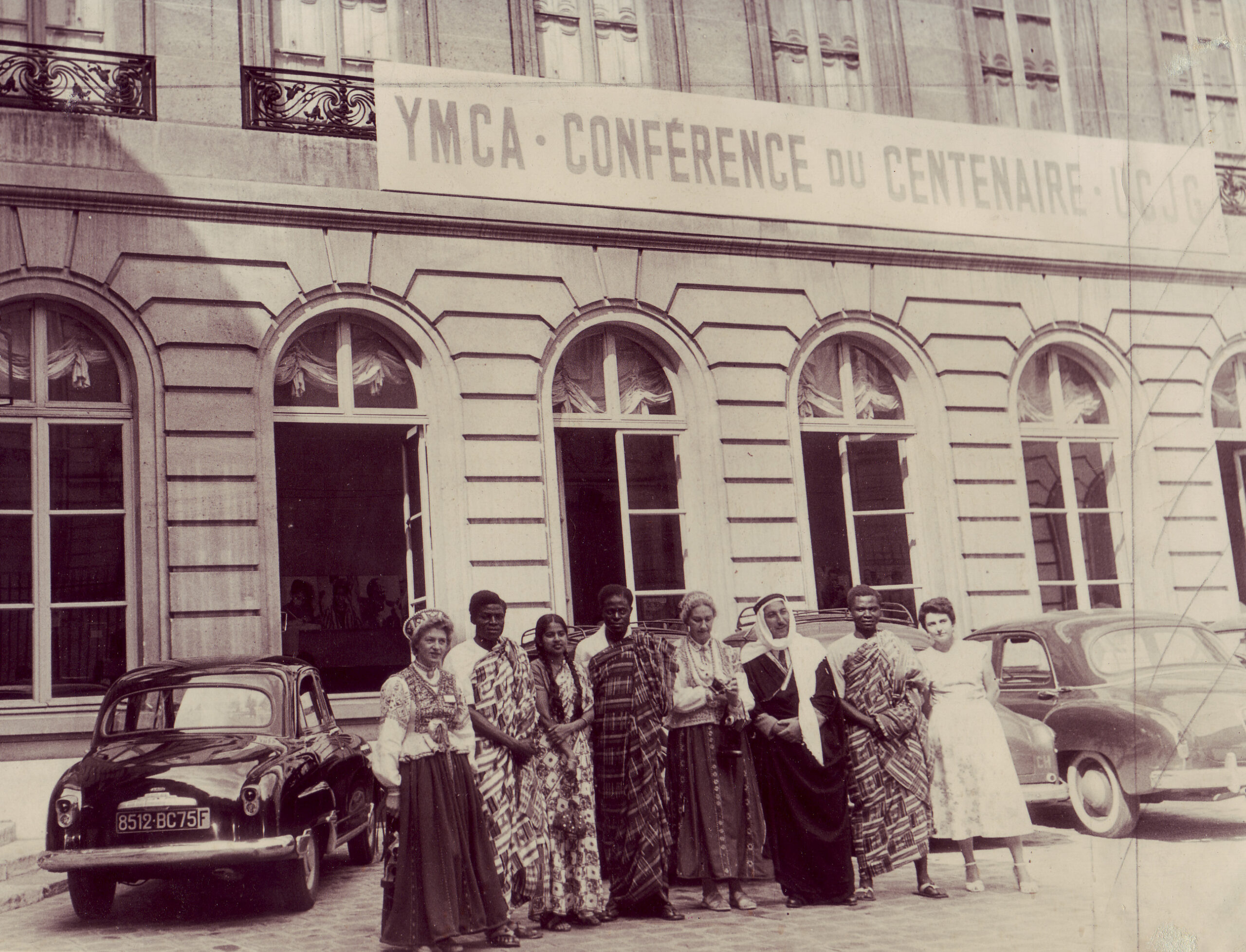 1955 World YMCA_s centenary, Paris