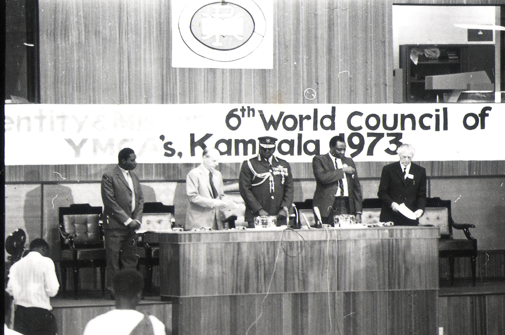 1973 The 6th YMCA World Council, Kampala (Uganda) - Idi Amin presides, the Kampala Principles are agreed